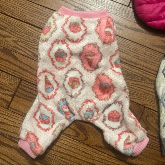 Stylish Pet Apparel Set - Pink, Gray, and Multicolor - Picture 7 of 7